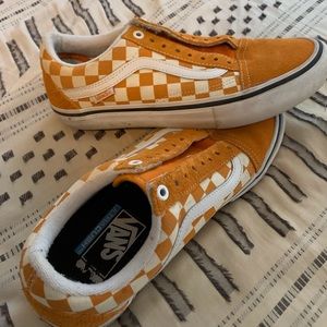 Yellow Checkboard Vans